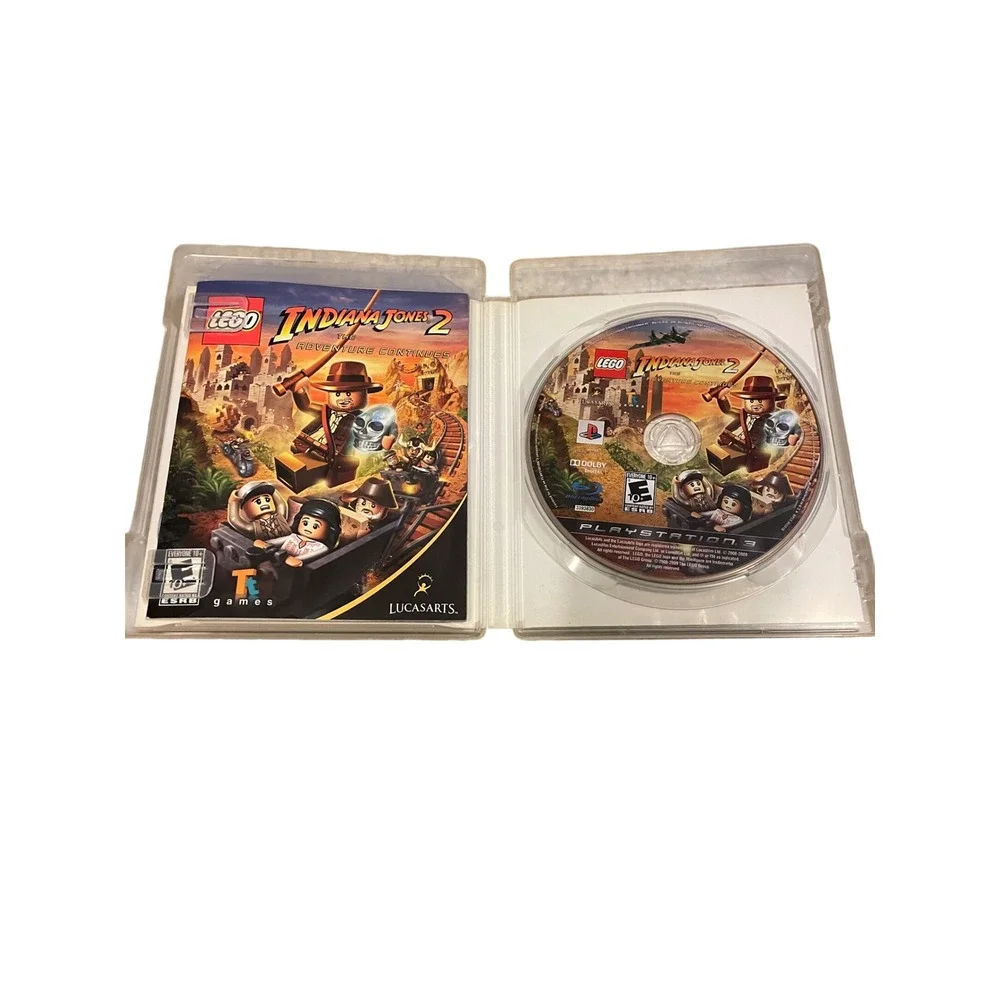 LEGO Indiana Jones 2 The Adventure Continues Sony PlayStation 3 PS3 Game CIB